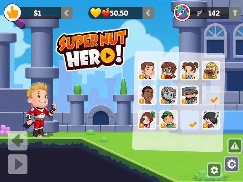 Super Nut Hero Gameplay Screenshot